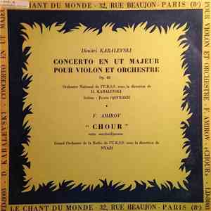 Dimitri Kabalevski / F. Amirov - Concerto En Ut Majeur Pour Violon Et Orche ...