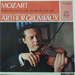 Arthur Grumiaux • London Symphony Orchestra - Colin Davis / Mozart - Violin ...