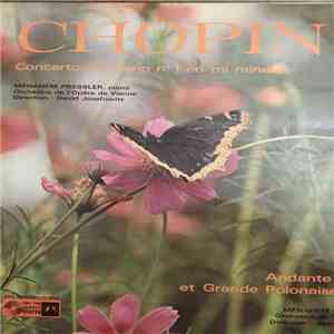 Chopin, Orchestre De L'Opéra De Vienne, Menahem Pressler, David Josefowitz, ...