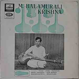 M. Balamurali Krishna - Ragam
