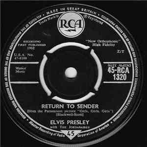 Elvis Presley With The Jordanaires - Return To Sender