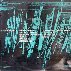 Paul Hindemith, Fine Arts Quartet, New York Woodwind Quintet, Harold Siegel ...