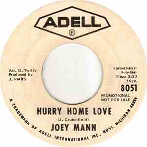Joey Mann - Hurry Home Love