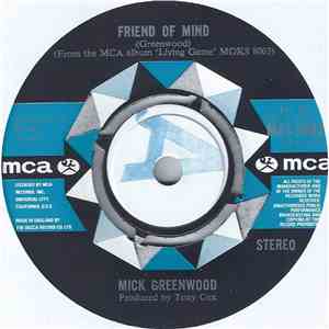Mick Greenwood  - Friend Of Mind