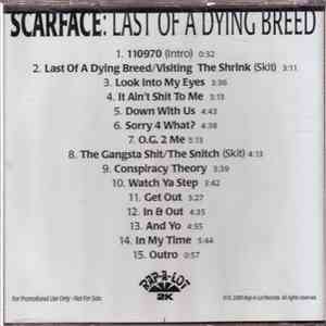 Scarface  - Last Of A Dying Breed
