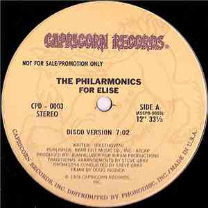 The Philarmonics - For Elise (Disco Version) / Piano Concerto