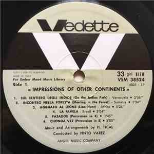H. Tical - Armando Sciascia - Impressions Of Other Continents / Afro-Latin  ...