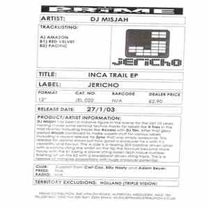 DJ Misjah - Inca Trail EP