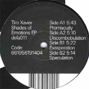 Tim Xavier - Shades Of Emotions EP