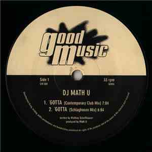 DJ Math U - 'Gotta / Confidence