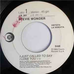 Stevie Wonder / Rodolfo Banchelli - I Just Called To Say I Love You /  Un U ...