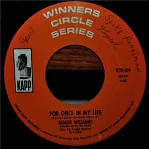 Roger Williams  - For Once In My Life / As Long As He Needs Me