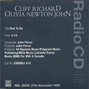 Cliff Richard With Olivia Newton-John - Had To Be