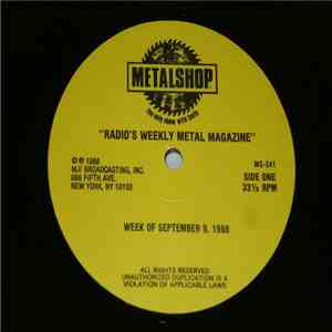 Various -  Metalshop - Radio's Weekly Metal Magazine (Week Of September 9,  ...